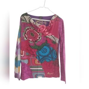 Desigual Multicolor Long Sleeve Top